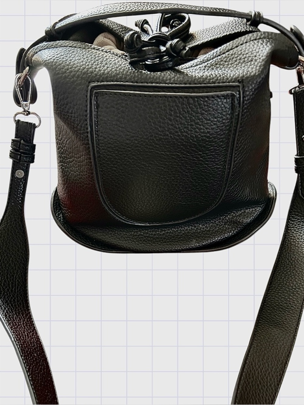 Black Bucket Bag by Le Miel